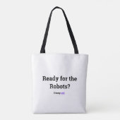 Ready for the Robots Tote トートバッグ (裏面)