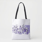 Ready for the Robots Tote トートバッグ (正面)