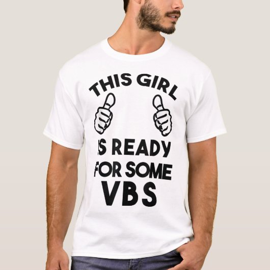 Ready for Vacation Bible School I love VBS Christi Tシャツ (正面)