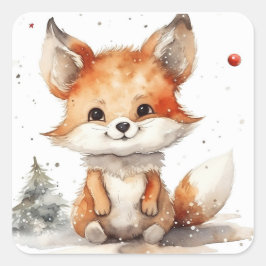 Ready For Winterキツネ スクエアシール