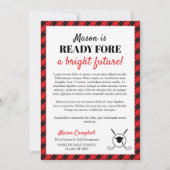 Ready Fore Bright Future Golf Graduation 案内状 (裏面)