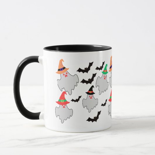 "Ready, Halloween begins", マグカップ (左)