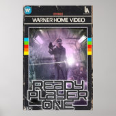 Ready Player 1つのVHSカバー ポスター (正面)