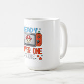 Ready Player One モード ピクセルアート ゲーミングTシャツ コーヒーマグカップ (正面右)