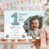 Ready Set Go 1st Birthday 招待状