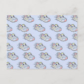 Ready, Set, Go! Cute Classroom Valentine Card シーズンポストカード (裏面)