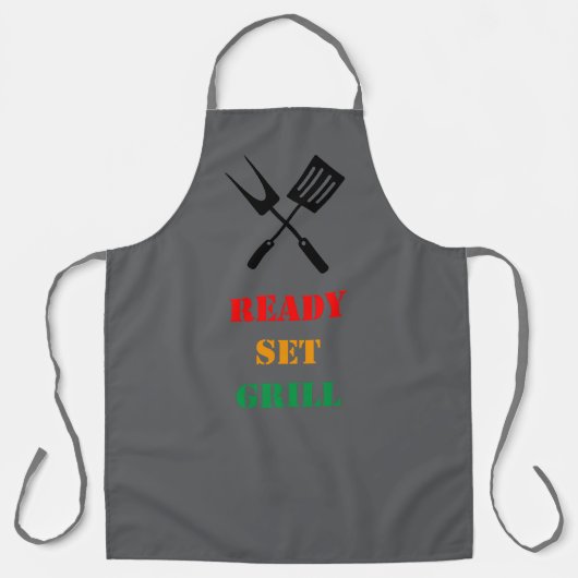 Ready, set, grill エプロン (正面)