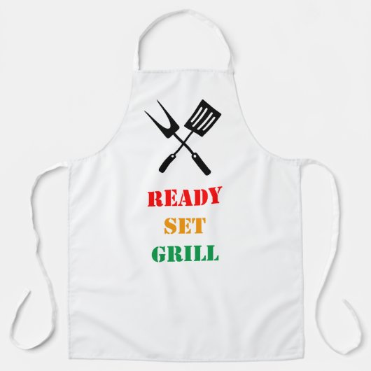 Ready, set, grill エプロン (正面)