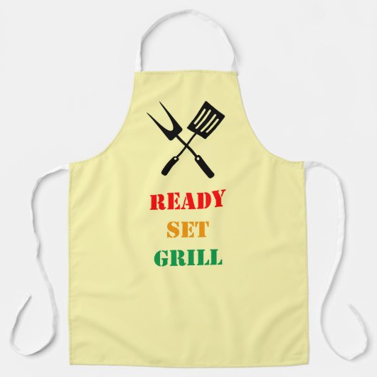 Ready, set, grill エプロン (正面)