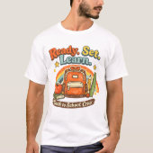 Ready Set Learn バックトゥスクールクルー Tシャツ (正面)