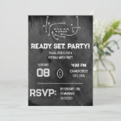 Ready Set Party Football Watch Party Invitation 招待状 (スタンド正面)
