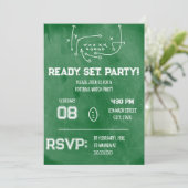 Ready Set Party Football Watch Party Invitation 招待状 (スタンド正面)