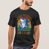 Ready To Attack 2nd Grade Back To School Shark Tシャツ (正面)