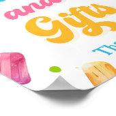 Ready to Baby ポップ・アートの Shower Books and Gift ポスター (角)