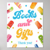 Ready to Baby ポップ・アートの Shower Books and Gift ポスター (正面)