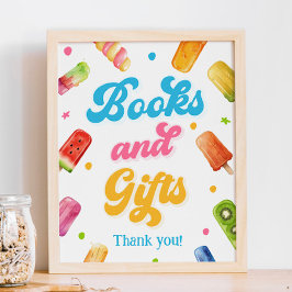 Ready to Baby ポップ・アートの Shower Books and Gift ポスター