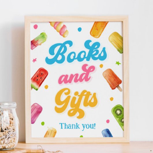 Ready to Baby ポップ・アートの Shower Books and Gift ポスター