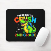 Ready To Crush 2nd Grade Dinosaur First Day Of Sch マウスパッド (マウス)