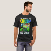 Ready to crush 3rd grade third video gamer first d tシャツ (正面フル)