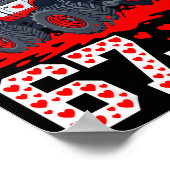 Ready To Crush 67 Hearts Monster Truck Valentines  ポスター (角)