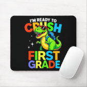 Ready To Crush First Grade 1st Day Of School Dinos マウスパッド (マウス)