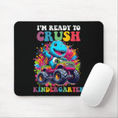 Ready To Crush Kindergarten Dinosaur Truck Design  マウスパッド (マウス)