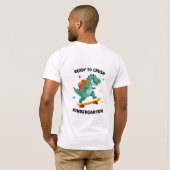 Ready to Crush Kindergarten Skateboard Dinosaur Tシャツ (裏面フル)