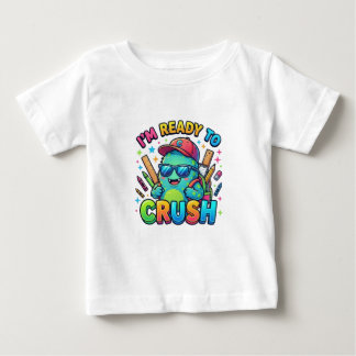 Ready to Crush School Monster Baby T-Shirt ベビーTシャツ
