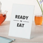 READY TO EAT 台座サイン (インサイチュ)