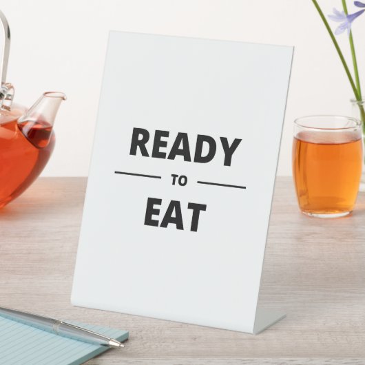 READY TO EAT 台座サイン (インサイチュ)