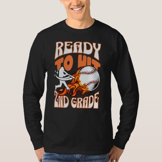 Ready to hit 2nd grade tシャツ (正面)