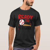 Ready To Hit 6th Grade Student Back To School Base Tシャツ (正面)