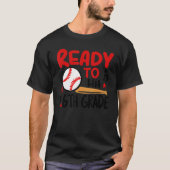 Ready To Hit 6th Grade Student Back To School Base Tシャツ (正面)