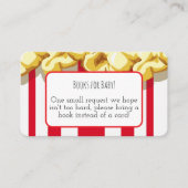 Ready To POP! Baby Shower Book Request エンクロージャーカード (正面)