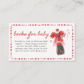 Ready to Pop Baby Shower Books for Baby エンクロージャーカード (正面)