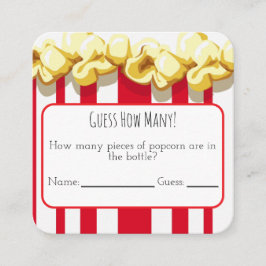 Ready To POP! Baby Shower Guess How Many Game Card エンクロージャーカード