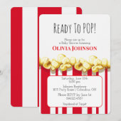 Ready To POP! Baby Shower Invitation 招待状 (正面/裏面)