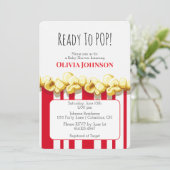 Ready To POP! Baby Shower Invitation 招待状 (スタンド正面)