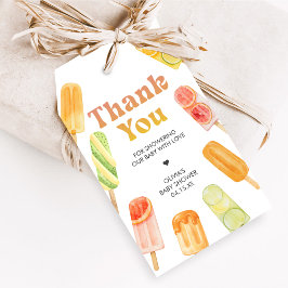 Ready to Pop Popsicle Baby Shower Favor Tags ギフトタグ