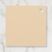 Ready to Pop Retro 1950s Maternity Baby Shower  フェイバータグ (裏面)