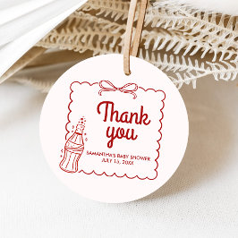 Ready to Pop Soda Baby Shower フェイバータグ