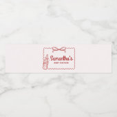 Ready to Pop Soda Baby Shower ペットボトルラベル (シングルラベル)