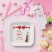 Ready to Pop Soda Baby Shower ペーパープレート (パーティー)