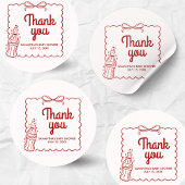 Ready to Pop Soda Baby Shower ラウンドシール