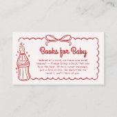 Ready to Pop Soda Baby Shower Books for Baby エンクロージャーカード (正面)