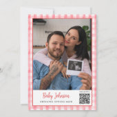 Ready To Pop Soda Bottle Baby Shower Photo 招待状 (裏面)