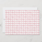 Ready To Pop Soda Bottle Pink Bow Baby Shower 招待状 (裏面)