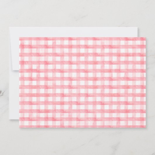 Ready To Pop Soda Bottle Red Bow Baby Shower 招待状 (裏面)