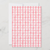 Ready To Pop Soda Bottle Red Bow Baby Shower 招待状 (裏面)