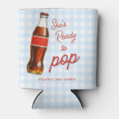 Ready To Pop Soda Pop Boy Baby Shower 缶クーラー (正面)